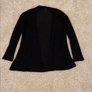 Black cardigan